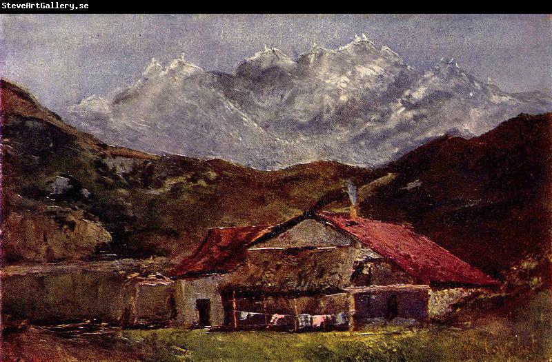 Gustave Courbet Die Berghutte